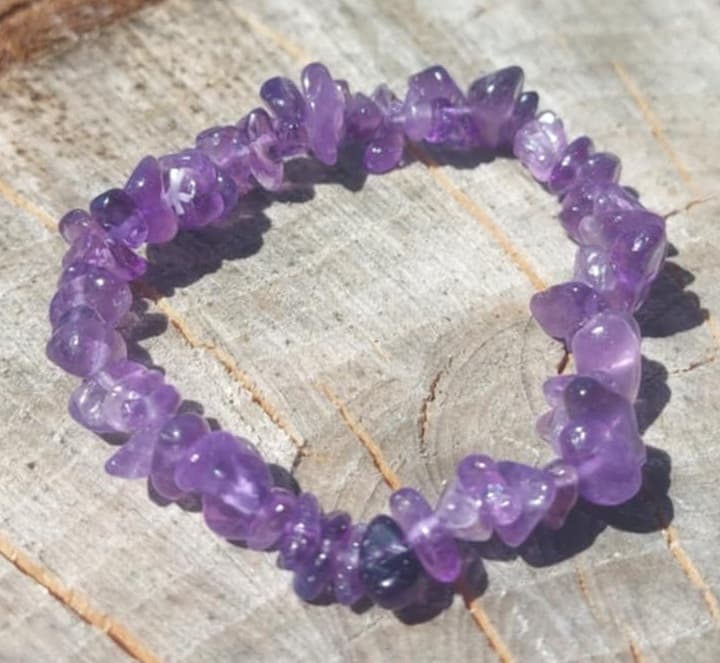 Bracelet baroque améthyste Brésil AA